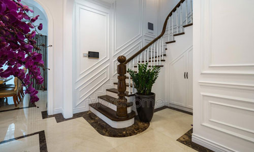  Thi công nội thất gỗ óc chó biệt thự tân cổ điển Vinhomes Imperia Hải Phòng