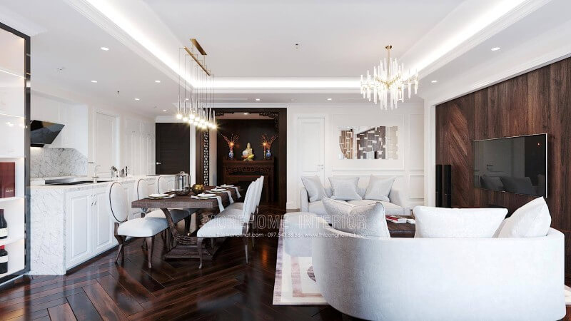 Mẫu bàn ăn tân cổ điển tinh tế và sang trọng