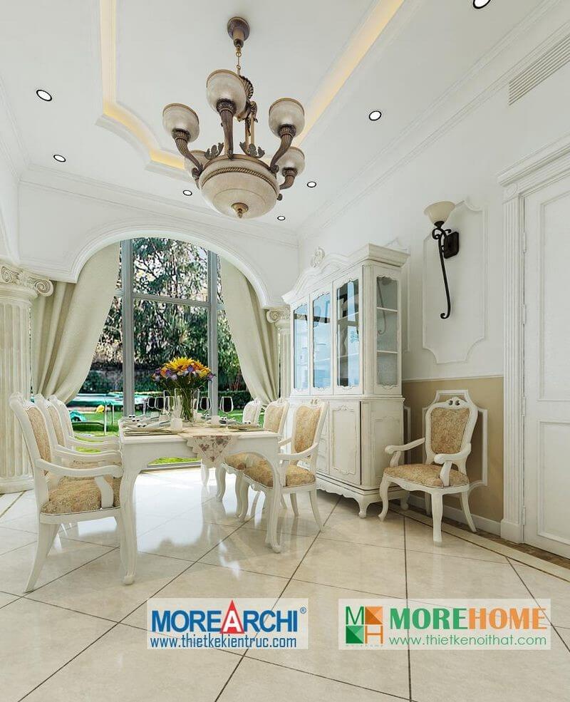 Mẫu bàn ăn tân cổ điển tinh tế và sang trọng