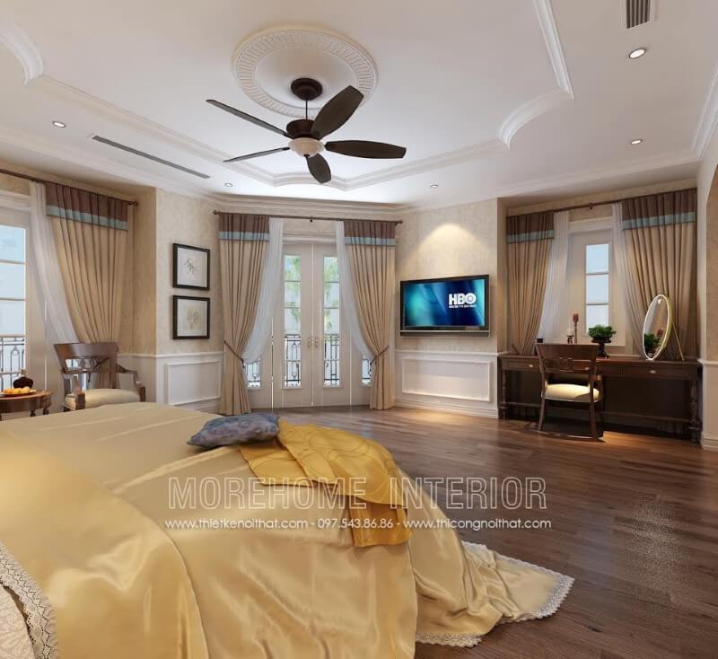 Morehome bán và sản xuất bàn trang điểm gỗ óc chó tân cổ điển cao cấp đẹp uy tín tại hà nội, hải phòng, đà nẵng, hcm Thiết kế nội thất đồ gỗ óc chó