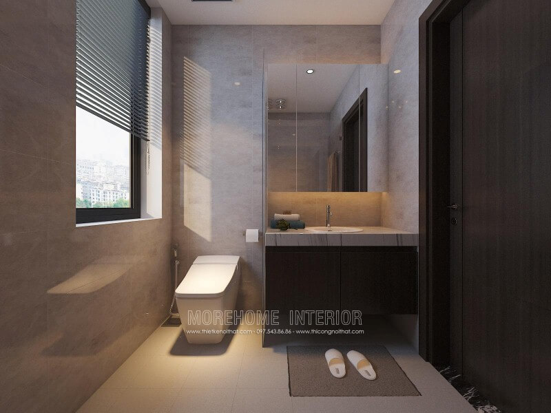 Gương ốp tường hình chữ đẹp cho phòng tắm chung cư, biệt thự, nhà phố nhỏ. Gương hình chữ nhật