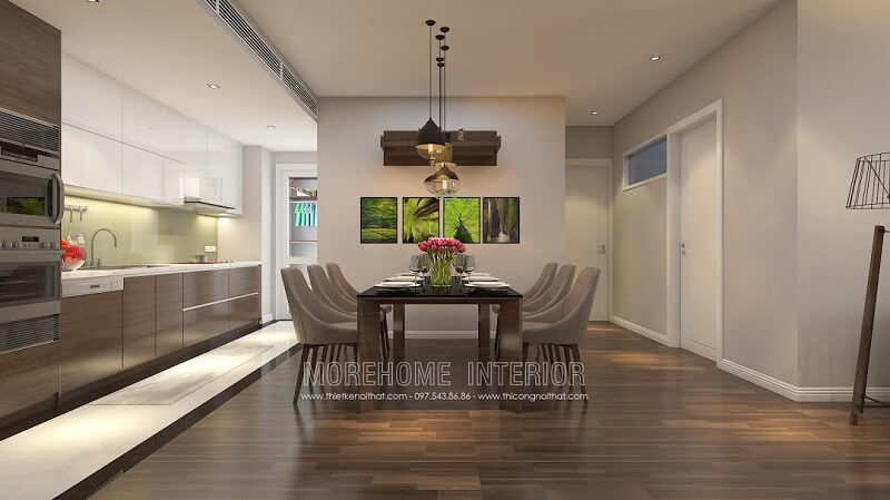 Bạn đang cần tìm bộ bàn ăn gỗ cao cấp cho căn hô chung cư gia đình thì đừng nên bỏ lỡ mẫu thiết kế này mẫu bàn ăn gỗ tự nhiên cao cấp cho phòng ăn sang trọng