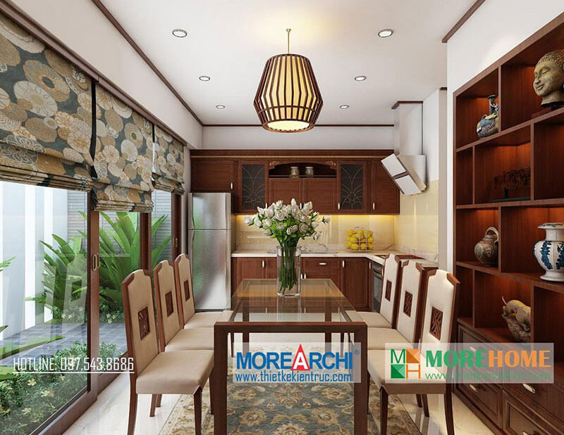 mẫu bàn ăn gỗ tự nhiên cao cấp cho phòng ăn sang trọng