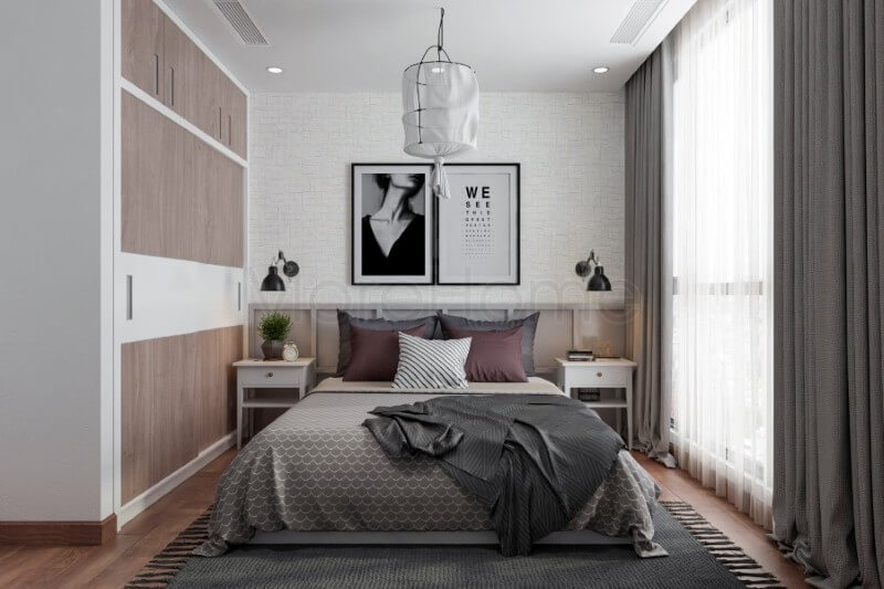 Giường ngủ gỗ công nghiệp Giường ngủ gỗ công nghiệp