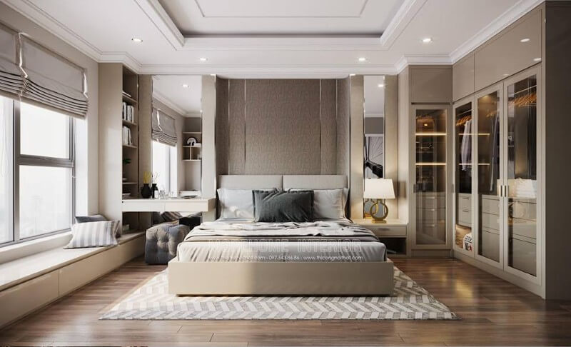 Thiết kế phòng ngủ hiện đại