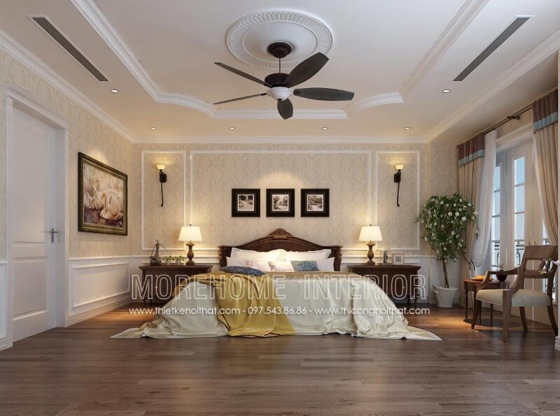 Giường gỗ óc chó tự nhiên