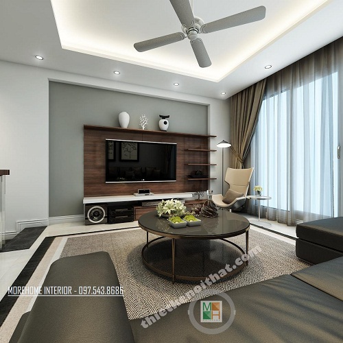 Thiết kế nội thất gỗ óc chó