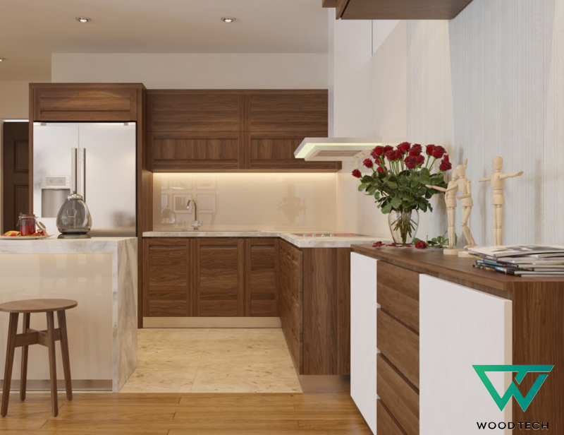 Tủ bếp gỗ óc chó làm nên vẻ đẹp hiện đại cho căn bếp tu-bep-go-oc-cho2