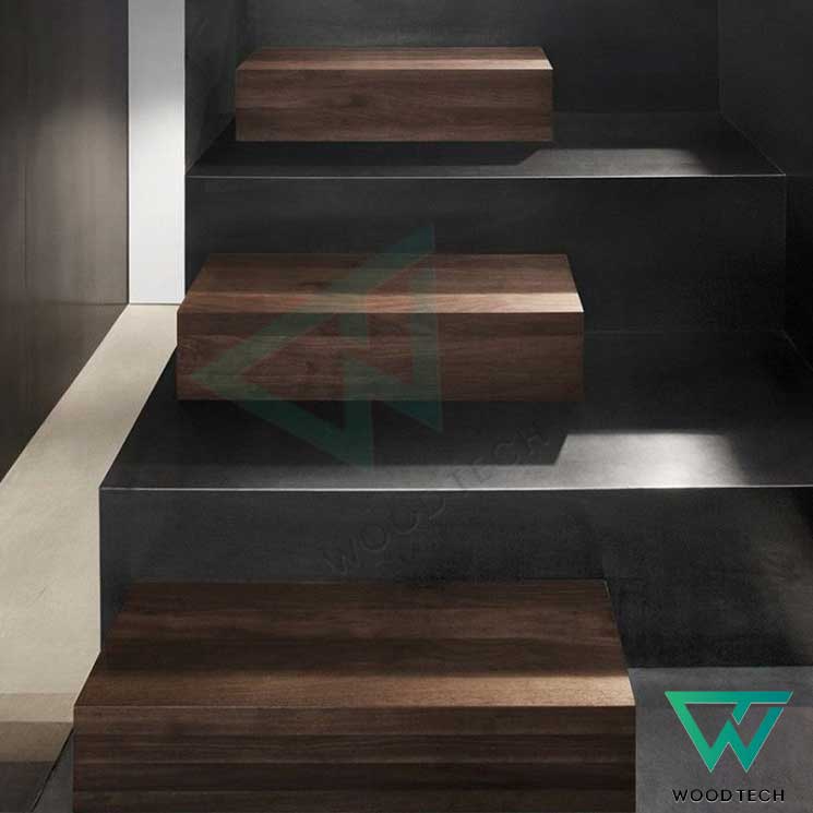 Cầu thang gỗ óc chó mang vẻ đẹp kiêu sang cau-thang-go-oc-cho