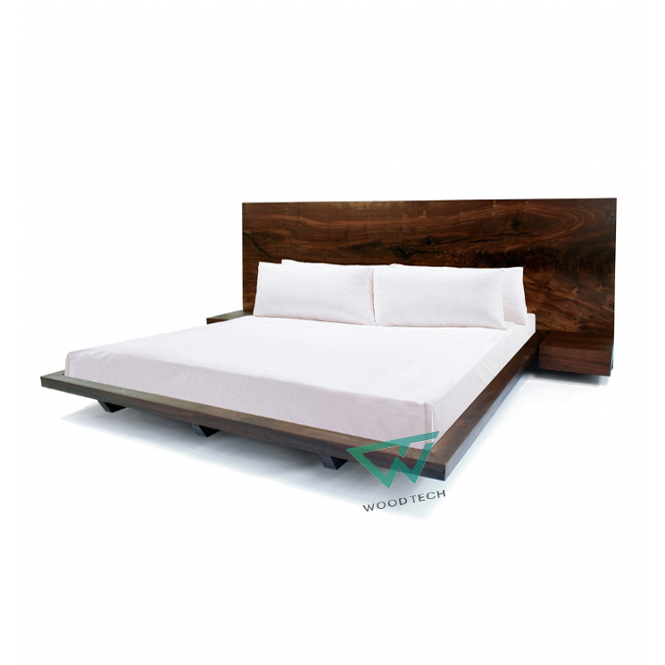 Các mẫu giường gỗ óc chó đẹp gia đình nào cũng cần có