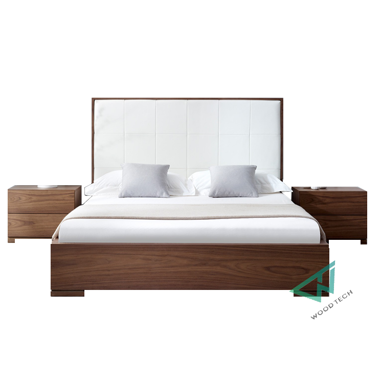 Các mẫu giường gỗ óc chó đẹp gia đình nào cũng cần có