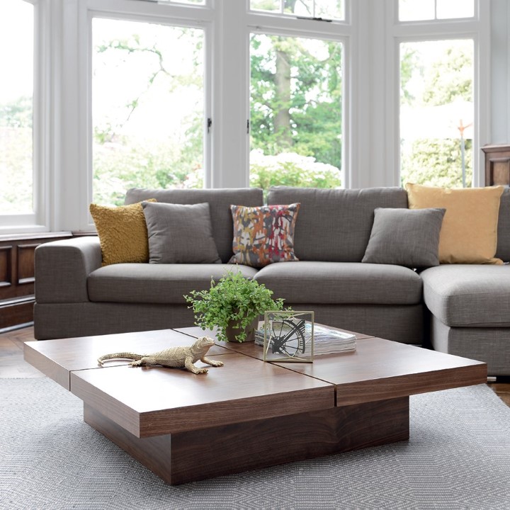 Bàn gỗ óc chó hiện đại Bàn gỗ óc chó hiện đại