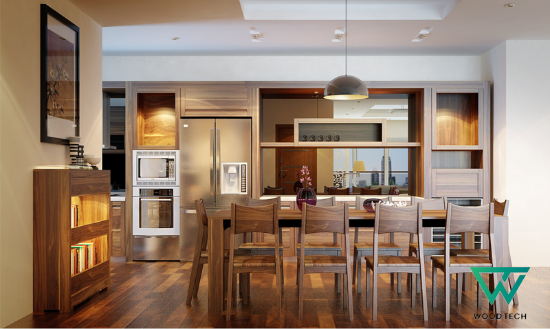 Morehome trình làng các mẫu tủ bếp gỗ óc chó mới nhất Morehome trình làng các mẫu tủ bếp gỗ óc chó mới nhất