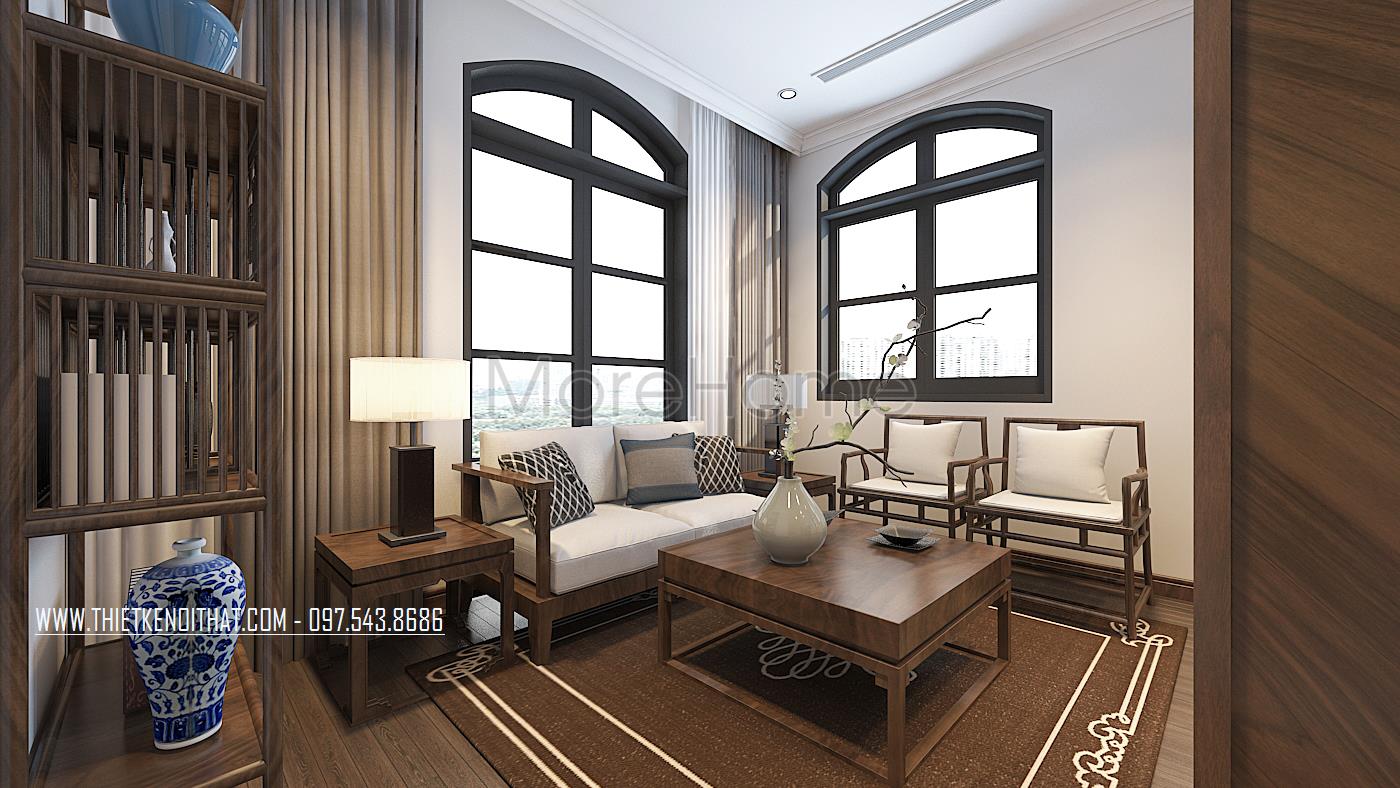 150 Mẫu bàn ghế gỗ óc chó cho phòng khách sang trọng