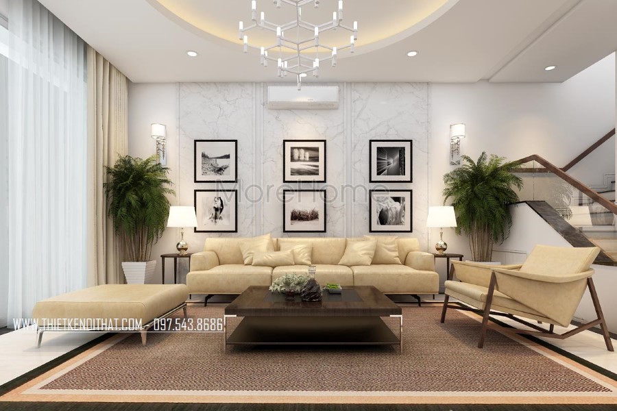 15 Mẫu bàn ghế gỗ óc chó cho phòng khách sang trọng