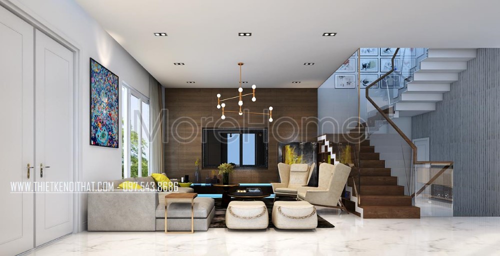 Giới thiệu các mẫu cầu thang gỗ óc chó đa phong cách sang trọng và đẳng cấp