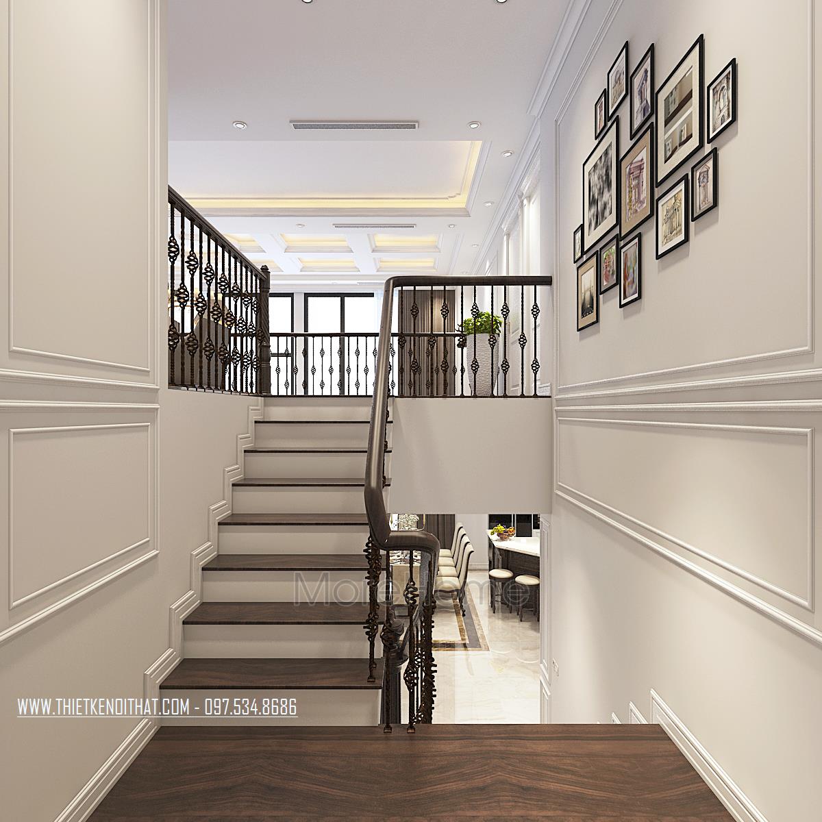 Giới thiệu các mẫu cầu thang gỗ óc chó đa phong cách sang trọng và đẳng cấp