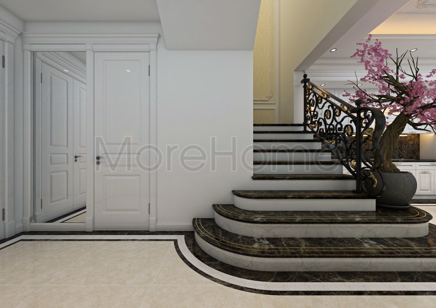 Giới thiệu các mẫu cầu thang gỗ óc chó đa phong cách sang trọng và đẳng cấp