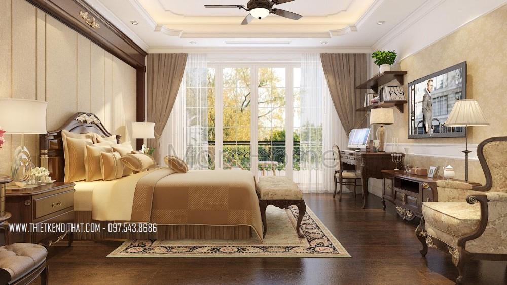 Những mẫu phòng ngủ gỗ óc chó tuyệt đẹp cho biệt thự cao cấp Những mẫu phòng ngủ gỗ óc chó tuyệt đẹp cho biệt thự cao cấp