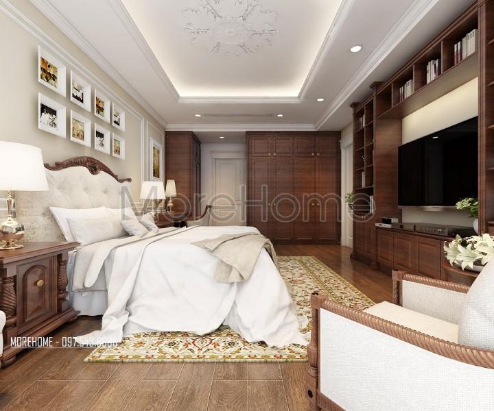 Những mẫu phòng ngủ gỗ óc chó tuyệt đẹp cho biệt thự cao cấp Những mẫu phòng ngủ gỗ óc chó tuyệt đẹp cho biệt thự cao cấp