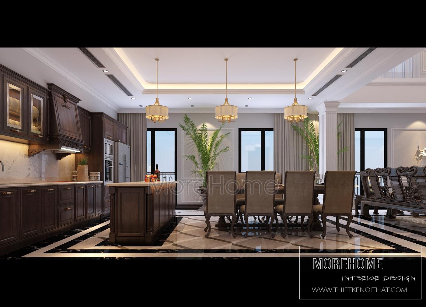 Top 5 mẫu thiết kế nội thất gỗ óc chó mới nhất 2018