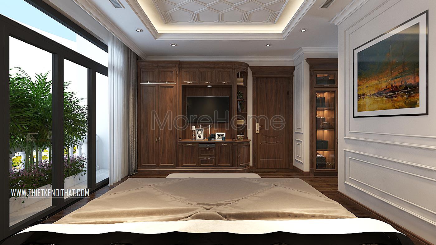 10 Mẫu tủ quần áo gỗ óc chó đẳng cấp thượng hạng