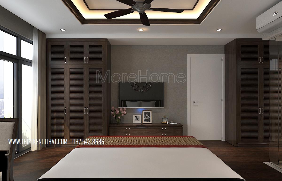 10 Mẫu tủ quần áo gỗ óc chó đẳng cấp thượng hạng