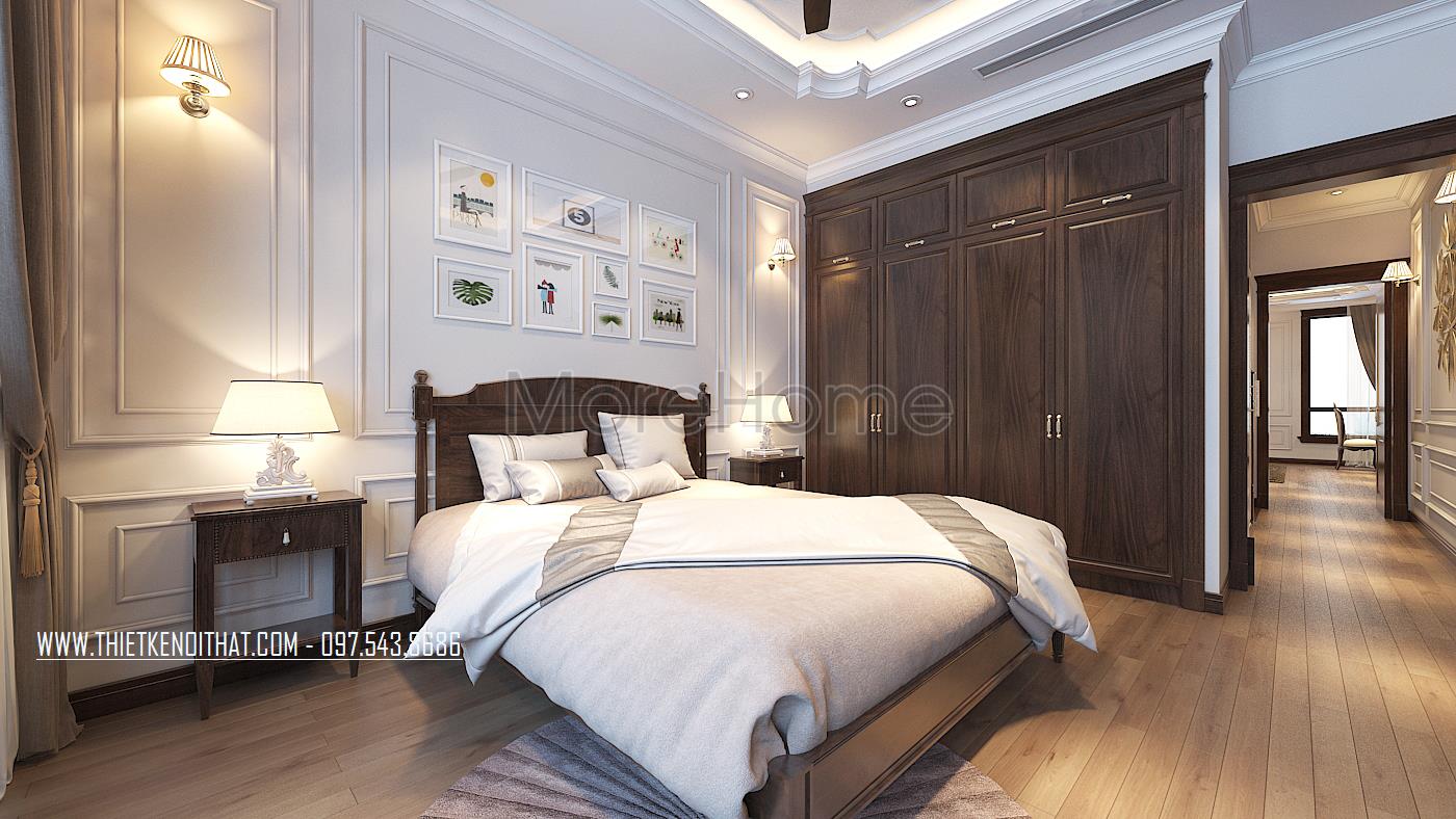 10 Mẫu tủ quần áo gỗ óc chó đẳng cấp thượng hạng